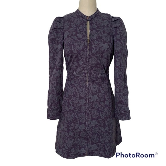 Universal Thread Dresses & Skirts - Women's Puff Long Sleeve Structured Denim Dress Size Universal Thread™ Blue XS